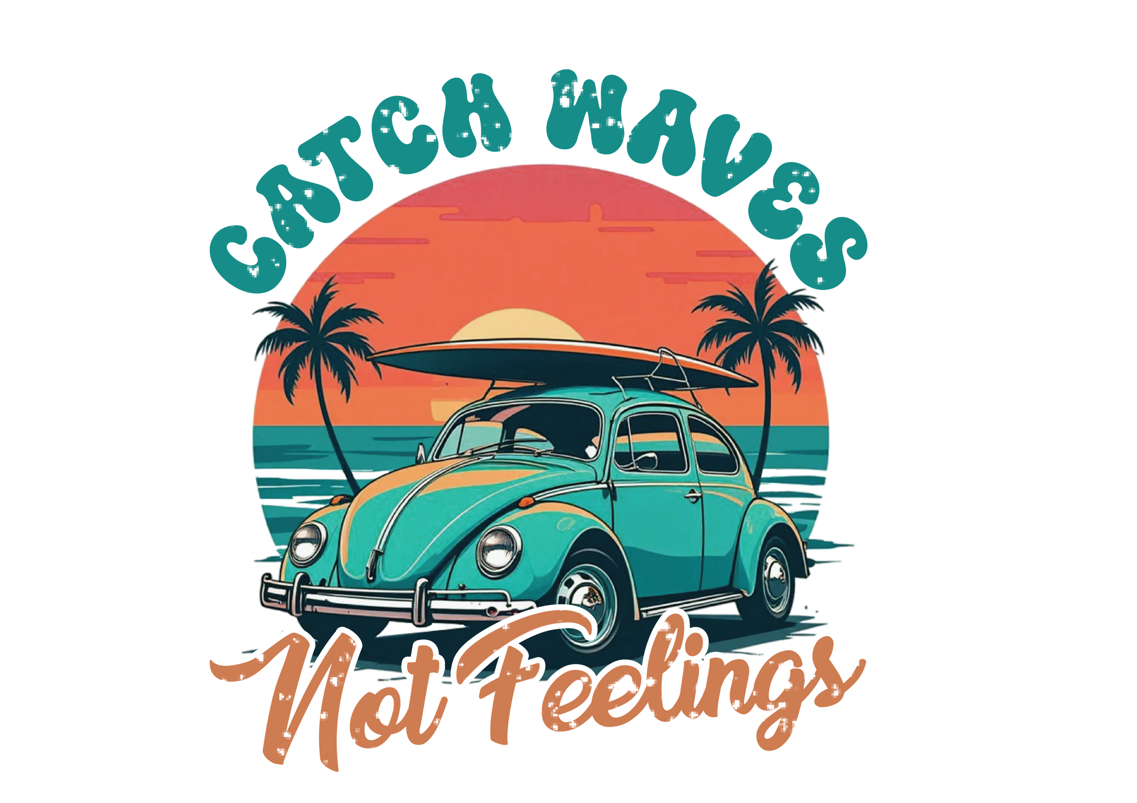 Catch Waves - Multiple Colour Designs -  Hoodies